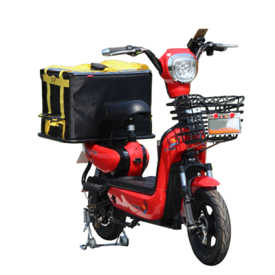 48V 500W takeout takeaway iron frame delivery cargo express oxford box lead acid lithium battery Electric scooter bike bicycle
