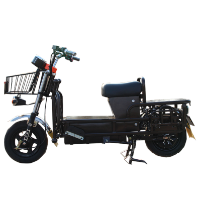 Iron body loading three box express foods delivery cargo takeout takeaway disc brake lead acid lithium battery electric scooters
