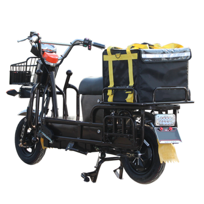 whole iron body three box express foods delivery cargo takeout takeaway disc brake lead acid lithium battery electric scooters