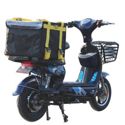long range takeout takeaway iron frame delivery cargo express oxford box lead acid lithium battery Electric scooter bike bicycle
