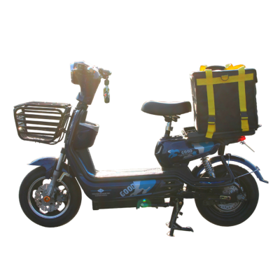 long range takeout takeaway iron frame delivery cargo express oxford box lead acid lithium battery Electric scooter bike bicycle