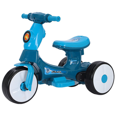 the most popular children's toy anti-rollover and non-slip electric three wheel scooter thickened frame soft light for boy|girl