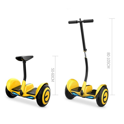 10 Inch anti-skid tires 36V electric unicycle self-balancing scooter handle foot pedal control with Smart APP various terrain