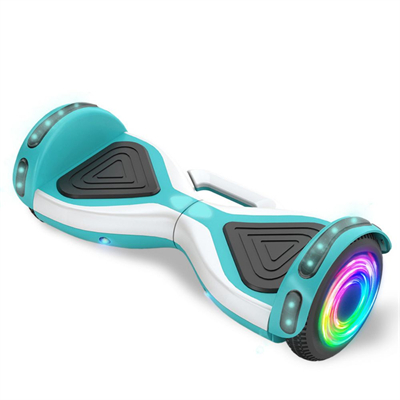 Safe Dual drive two wheel self balance skateboard with APP Bluetooth Music beautiful color and Cool light for Child and student