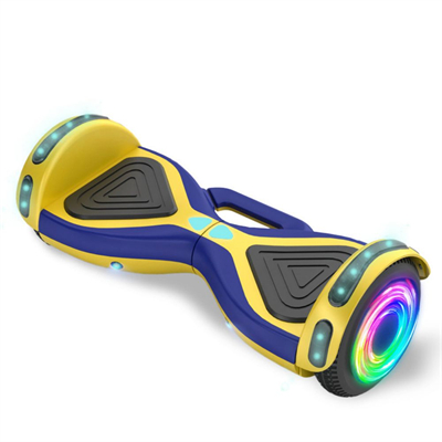 Safe Dual drive two wheel self balance skateboard with APP Bluetooth Music beautiful color and Cool light for Child and student