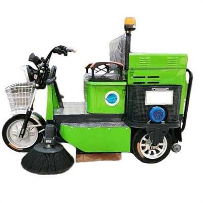 electric 3 wheel vehicle park road cleaning sweeper Working efficiency 8000-10000m2/h road cleaning machine with 70L water tank