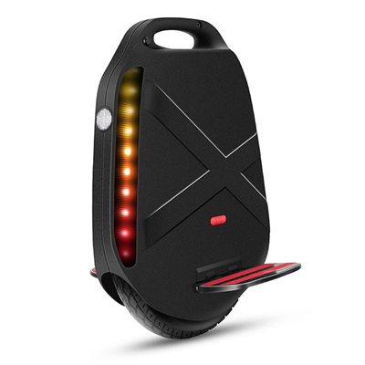 60V signal wheel electric unicycle self balance scooter dual motor/lithium battery cool headlight and taillight with APP