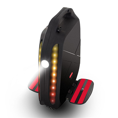 60V signal wheel electric unicycle self balance scooter dual motor/lithium battery cool headlight and taillight with APP