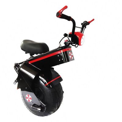 1500w 60v electric unicycle 18 inch fat tire one wheel self balance scooter LED front lights 21700 lithium battery easy to ride