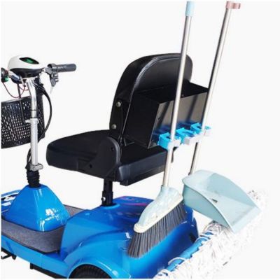 700W Mobile mopping scooter with electric up down system Electric cleaning car suitable for market, factory, hospital, station