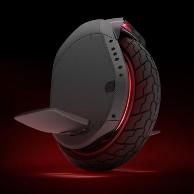 1200W 530WH 18 inch off road fat vacuum tires electric unicycle self balance scooter with LED Light and Built-in rod