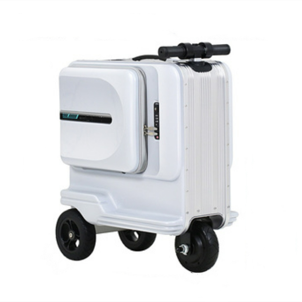 The new 24 inch double intelligent electric suitcase trolley case movable suitcase electric scooter that can go to work and go shopping.