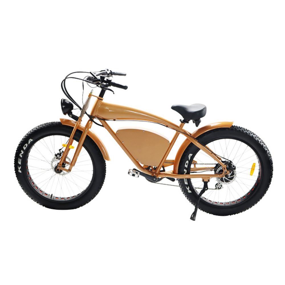 New younger design wide tire sand cross-country camping fashion sports electric bicycle