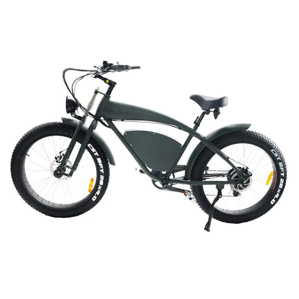 New younger design wide tire sand cross-country camping fashion sports electric bicycle