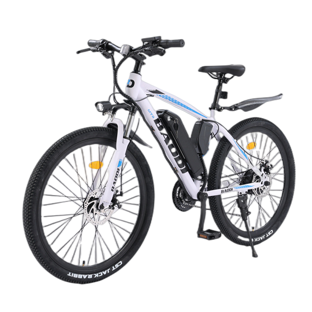 250W 26inch high carbon steel long endurance lithium battery high speed brushless motor 21 speed all terrain off-road electric bicycle