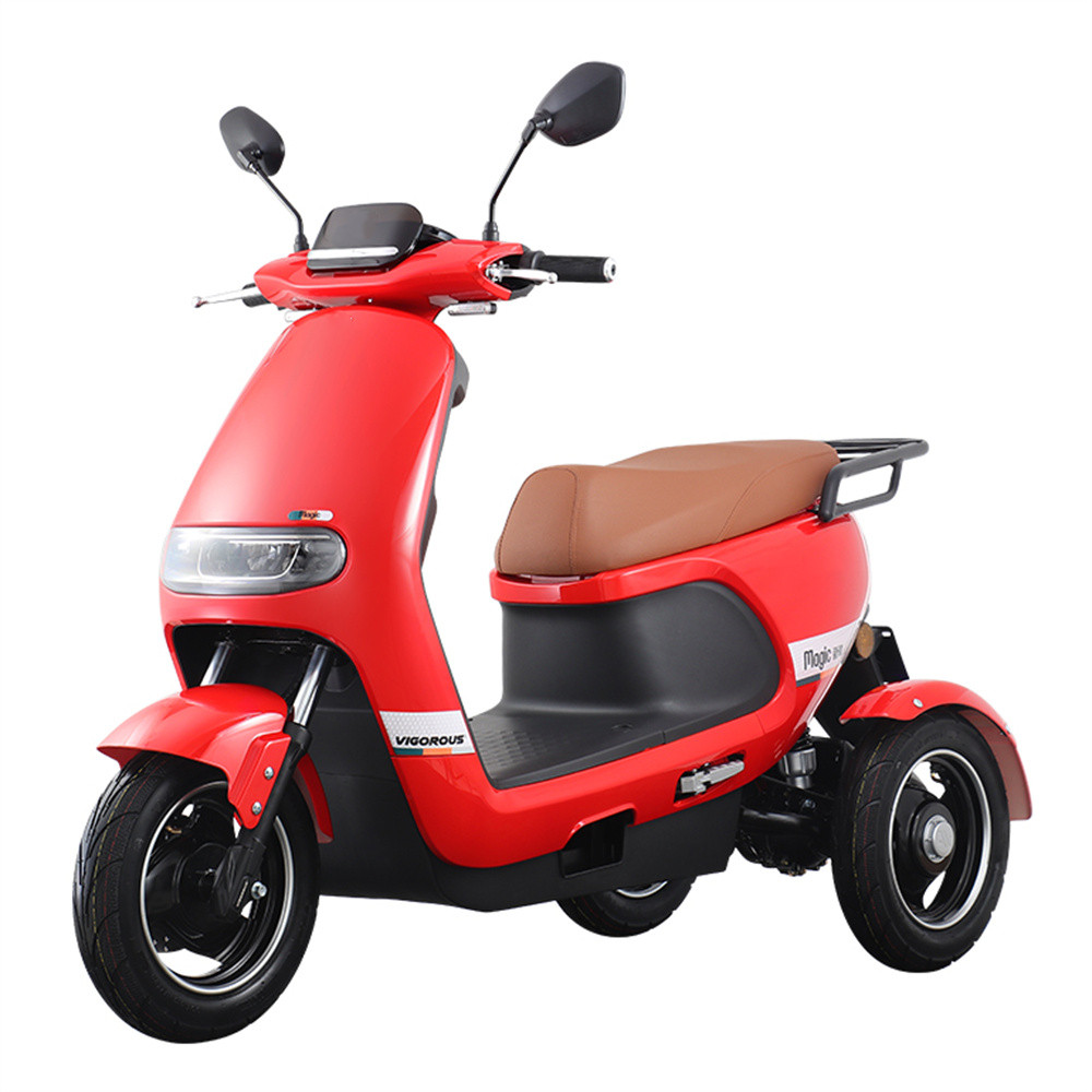 800W 10inch LED light super long endurance constant speed cruise intelligent electric tricycle elderly leisure scooter