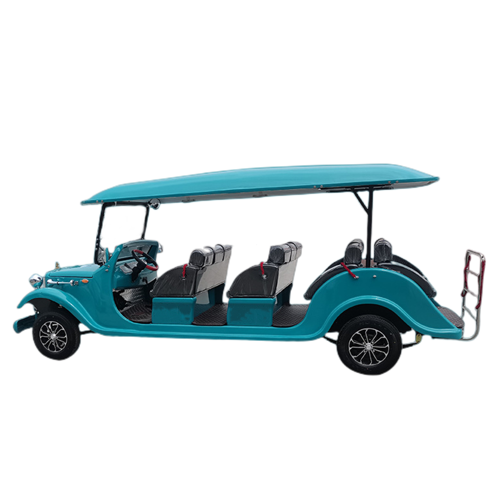 4000W 11 seat classic car scenic spot hotel reception campus ferry luxury sightseeing electric vehicle patrol car golf cart