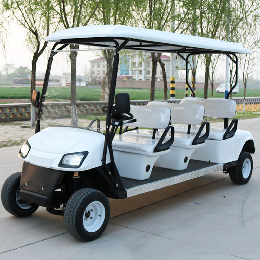 New energy ultra long endurance portable electric four-wheel golf cart scenic spot sightseeing patrol Airport Ferry car