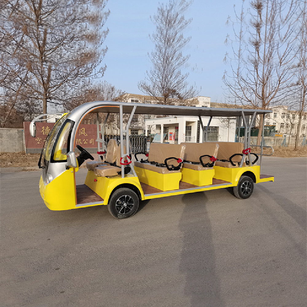 4000W long-range new energy automatic power-off anti-skid downhill speed limit sightseeing golf car patrol ferry electric four-wheel car