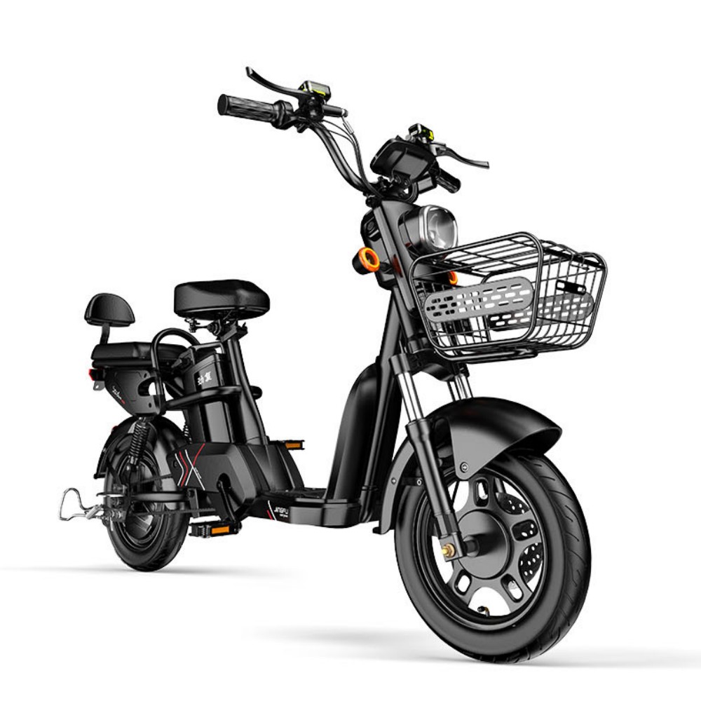 350W super long endurance waterproof front and rear oil pressure disc brake family travel parent-child two seats take out electric two wheel scooter