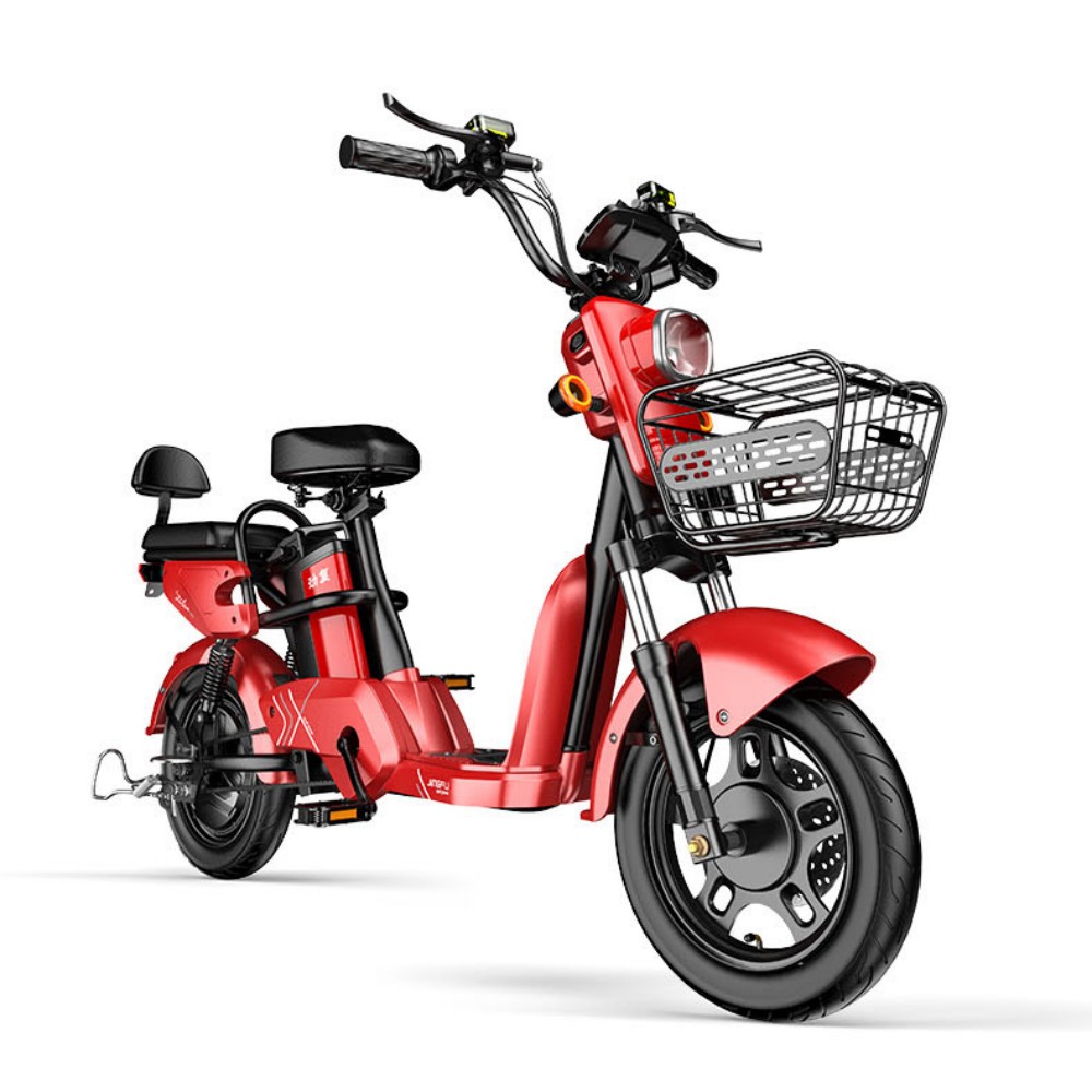 350W super long endurance waterproof front and rear oil pressure disc brake family travel parent-child two seats take out electric two wheel scooter