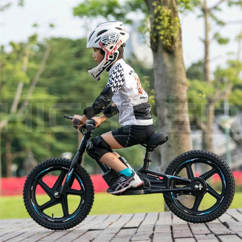 12inch 16inch 200W lithium battery brushless motor children detachable battery three stage variable speed lightweight two wheel electric balance bicycle motorcycle