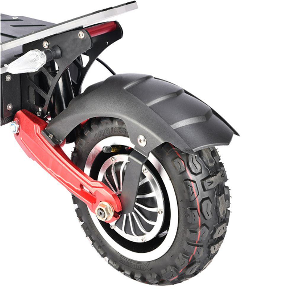 4000W high-power dual-drive high-speed outdoor off-road cool colored lights ultra wide pedals dual hand brake LCD display screen foldable electric kick scooter