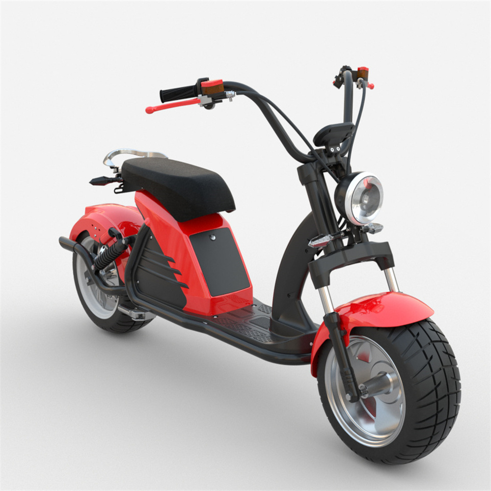 4000W Powerful Halley City-coco Fat Tire Motorcycle For Adult high speed two seats off-road cross-country electric scooter