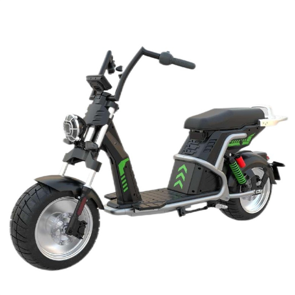 4000W Powerful Halley City-coco Fat Tire Motorcycle For Adult high speed two seats off-road cross-country electric scooter