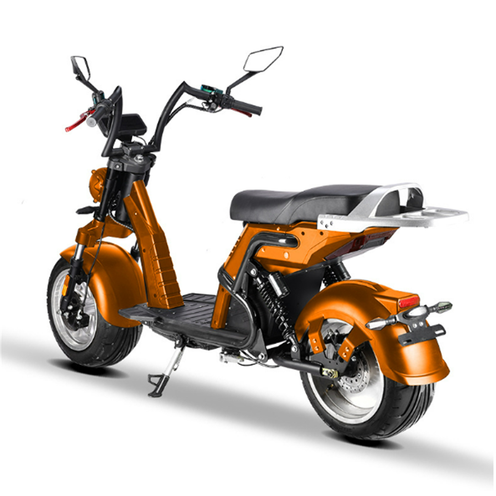 4000W Powerful Halley City-coco Fat Tire Motorcycle For Adult high speed two seats off-road cross-country electric scooter