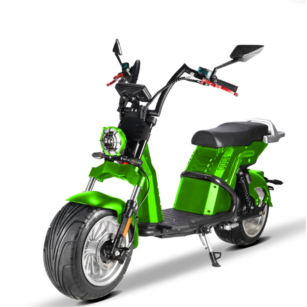 4000W Powerful Halley City-coco Fat Tire Motorcycle For Adult high speed two seats off-road cross-country electric scooter