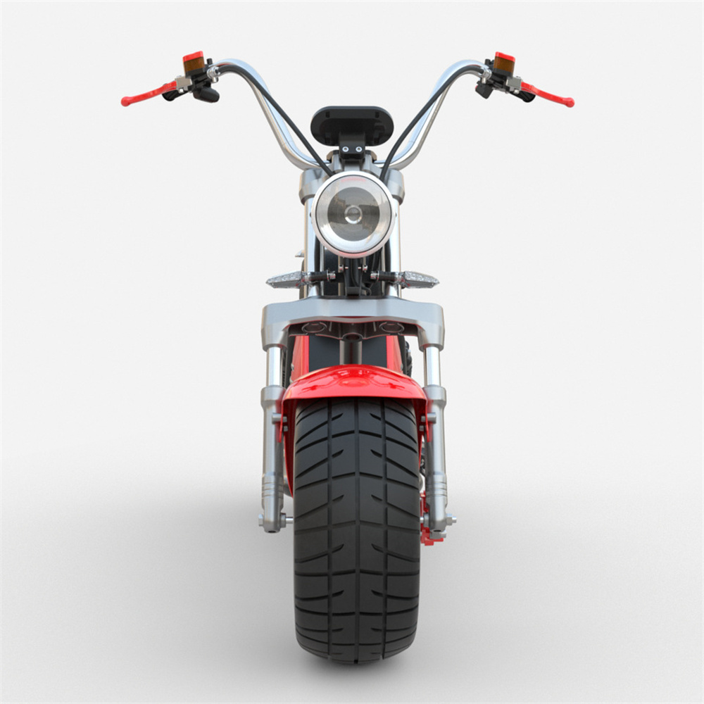 4000W Powerful Halley City-coco Fat Tire Motorcycle For Adult high speed two seats off-road cross-country electric scooter