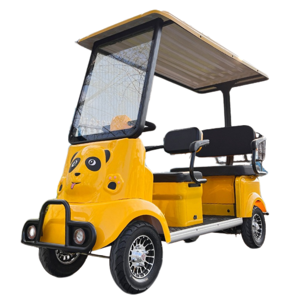 800W Cartoon high-power scenic spot tourism patrol campus sightseeing amusement park commuting electric four-wheel scooter
