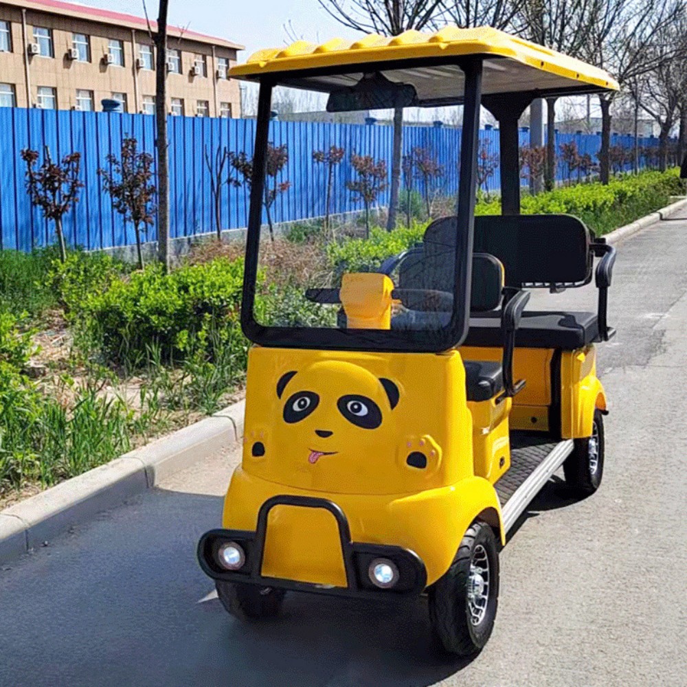 800W Cartoon high-power scenic spot tourism patrol campus sightseeing amusement park commuting electric four-wheel scooter