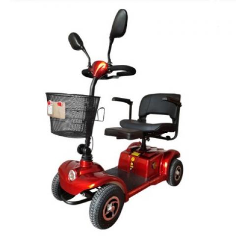 250W Folding foldable easy carrier Anti-slipping four wheels electric scooter bikes for old people Reverse gear Handicapped