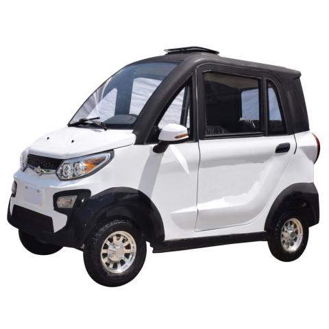 White car1200W 220v electric car for adult 3 seats mini electric car 50km/h electric new energy cars from China
