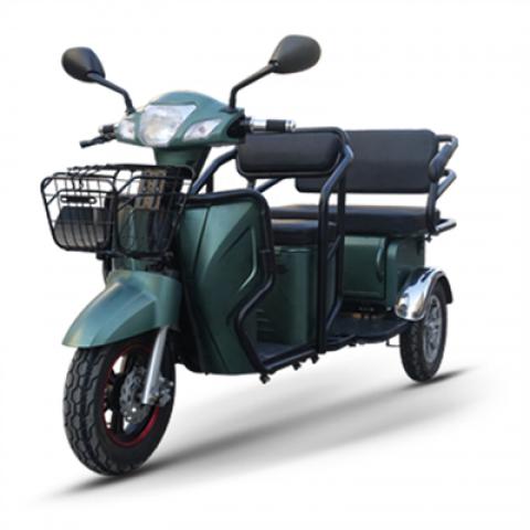fat old people shopping bike limited mobility dual seats big storage basket truck travel Electric Tricycles three wheels scooter