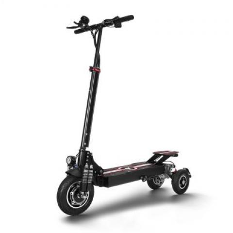 500W 800w motors 10 Inch 37km speed six shock absorption alloy body Portable folding electric kick scooter three wheels tricycle