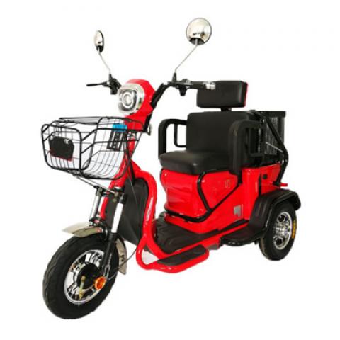 China cheap fat tire electric scooter 500w 3 wheel cargo tricycle for adults electric scooters foldable seats 1 to 2