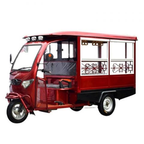 hot sale 8-10seaters sightseeing closed car 3 wheel electric truck and passenger car 1500w 60v electric car from China suppliers