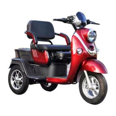 Adult mini 3 seat eec trike 3 wheel electric tricycle 500w 48V motorcycle winter and summer dual-purpose seats for passenger