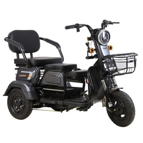 60v 20a elelectric scooter three wheels adults 600w electric passenger tricycle three wheel scooter HD translucent helights