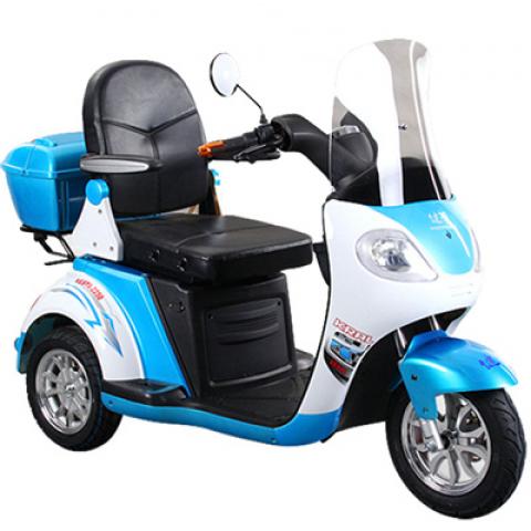 mobility scooter 3 wheel 500w-800w electric tricycle with sun visor mini electric tricycle scooter for the elderly and adult