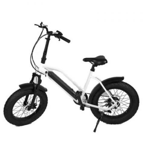 20 inch variable speed brushless dc motor 36V 350W powerful 45km/h electric bike folding electric bicycle white electric bikes