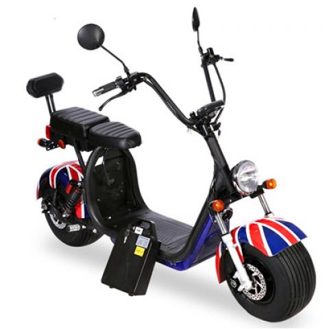 EEC COC CE DOT 8 inch Aluminium alloy rims Removable lithium battery Fat tyres electric city coco scooters bikes classic moped