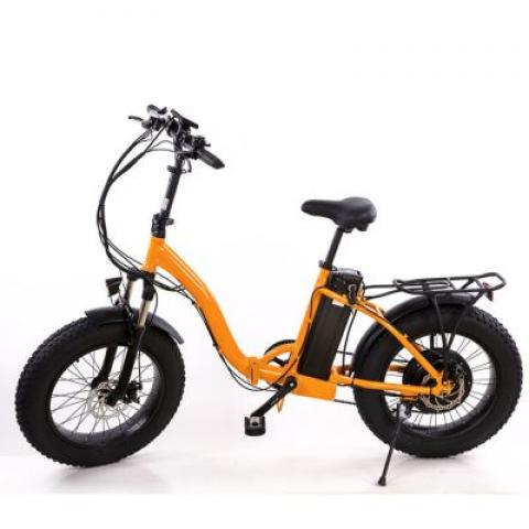 7Speed 20 inch Folding electric bike 48v 500w waterproof LED light electric foldable bike10AH designated driver electric bicycle