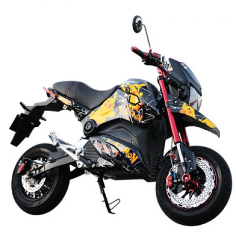 2000W 1500W 12INCH disc brake hydraulic shock Iron body little monster high speed racing electric motorcycle scooter bike