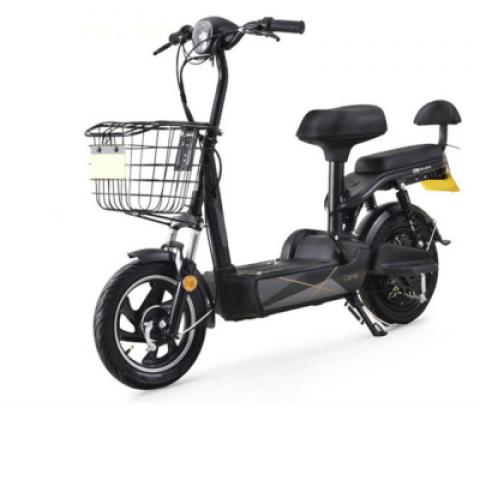 350W 48V 12AH 14 inch cheap simple girl lady woman female cute lead acid battery electric scooter bike bicycle