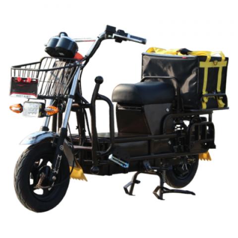 whole iron body three box express foods delivery cargo takeout takeaway disc brake lead acid lithium battery electric scooters