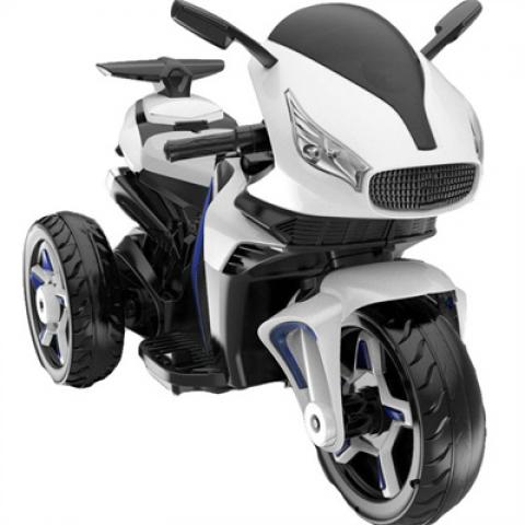 Classic three-wheeled electric mini motorcycle for kids learning toys cars early educational 12v dual motor electric scooter